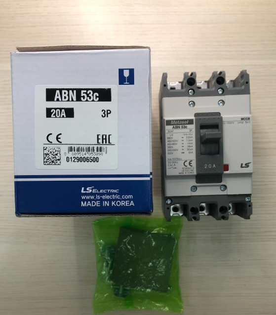 Thanh lý Aptomat MCCB LS ABN53C-20A | 3P 20A 18kA