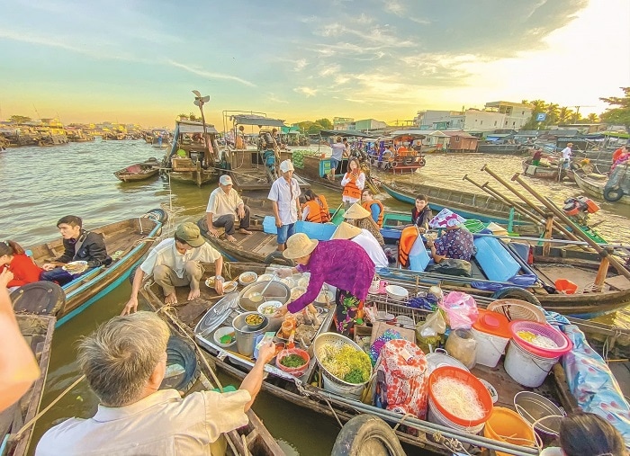 Món ăn sáng chợ nổi